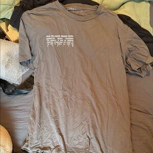 True Religion Charcoal Men's Tee